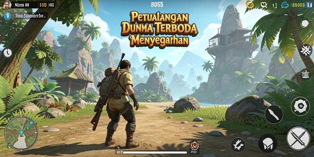 Tampilan luar biasa dari gameplay Open World 8055.