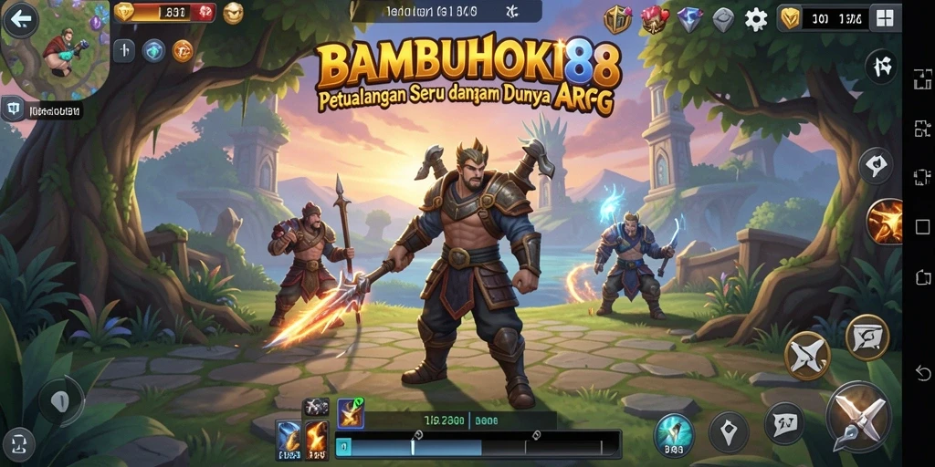 Tampilan gameplay seru di BAMBUHOKI88 dengan grafis menakjubkan.