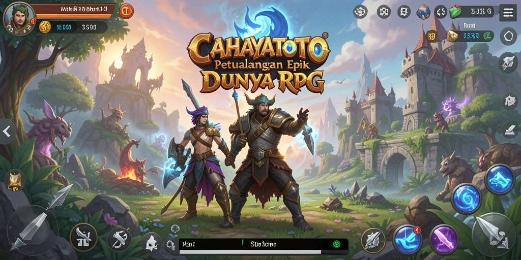 Tampilan gameplay seru dalam CAHAYATOTO yang memikat.