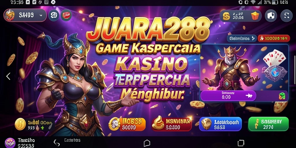 Tampilan gameplay JUARA288 dengan pengalaman game Kasino yang menarik.
