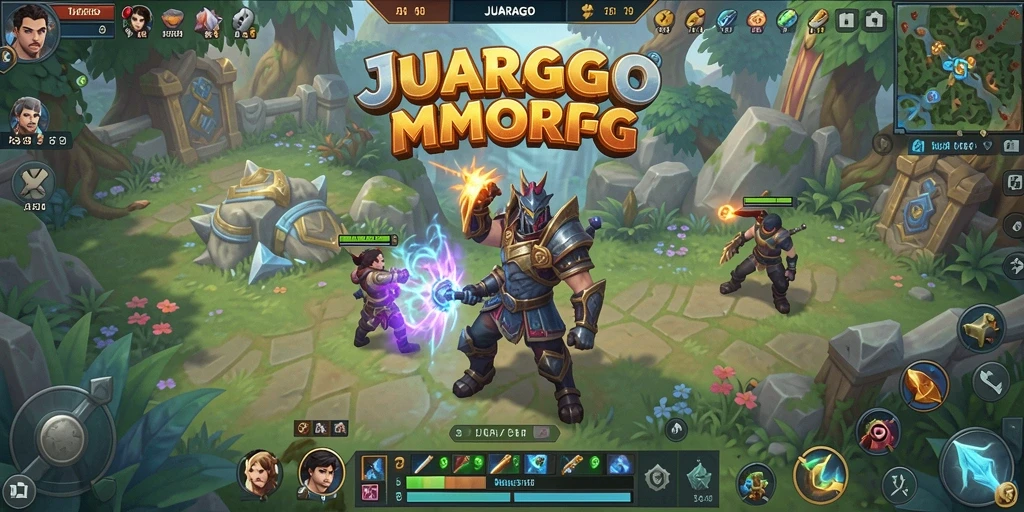 Tampilan gameplay JUARAGO yang memukau dan petualangan seru.