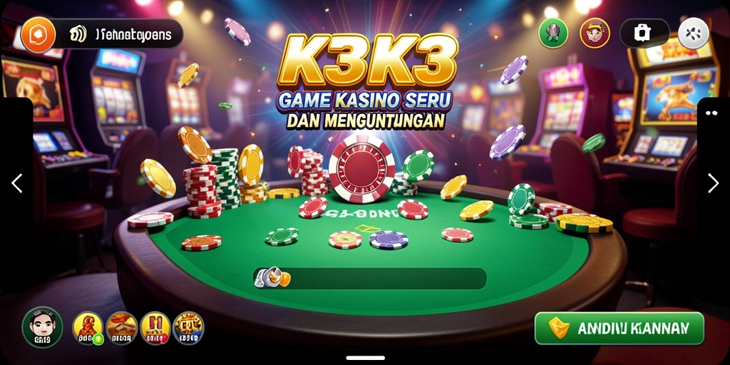 Gameplay K3K3 yang seru dan interaktif dengan grafis menawan.