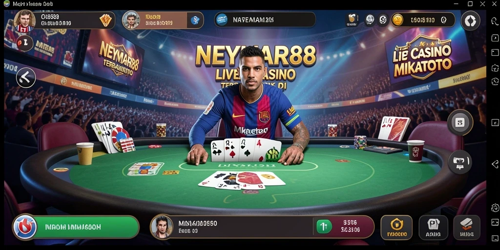 Gameplay Live Casino yang mendebarkan di NEYMAR88.