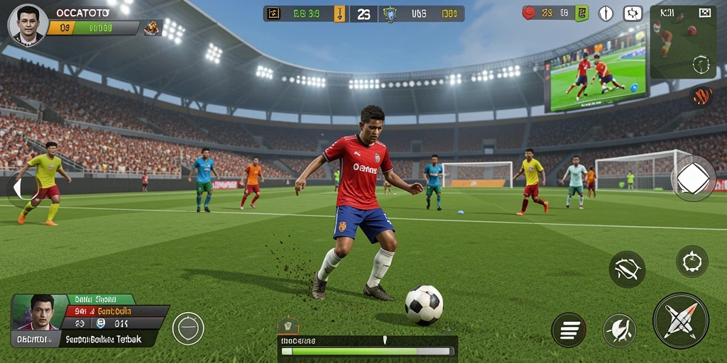 Tampilan gameplay OCATOTO yang menegangkan dan realistis.