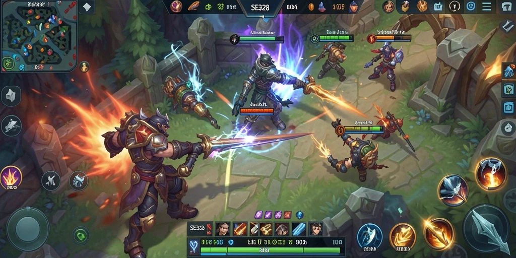 Tampilan gameplay seru dan penuh aksi dari SE328.