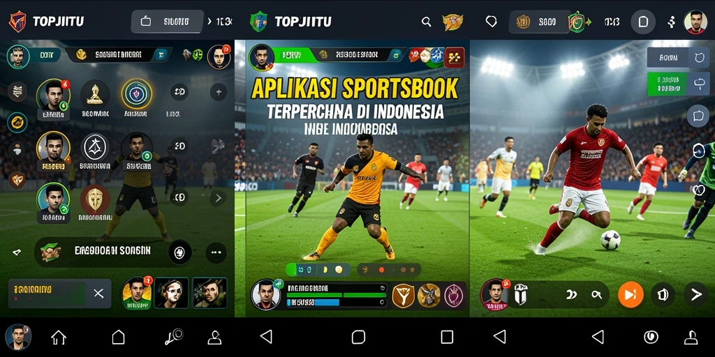 Tampilan menarik dari gameplay Sportsbook TOPJITU.