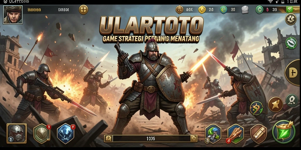 Tampilan gameplay ULARTOTO yang penuh aksi dan strategi.